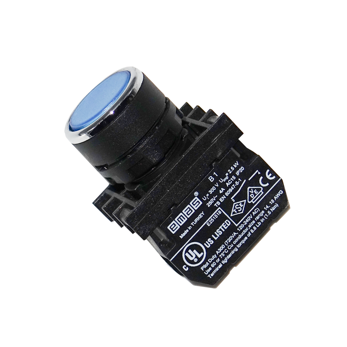 Drucktaste Komplettgerät 240V B100DM Blau