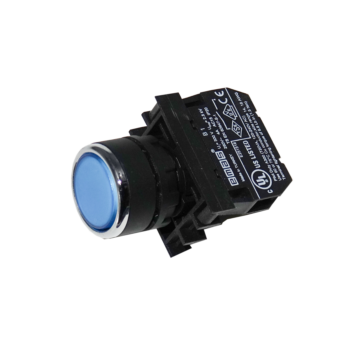 Drucktaste Komplettgerät 240V B100DM Blau