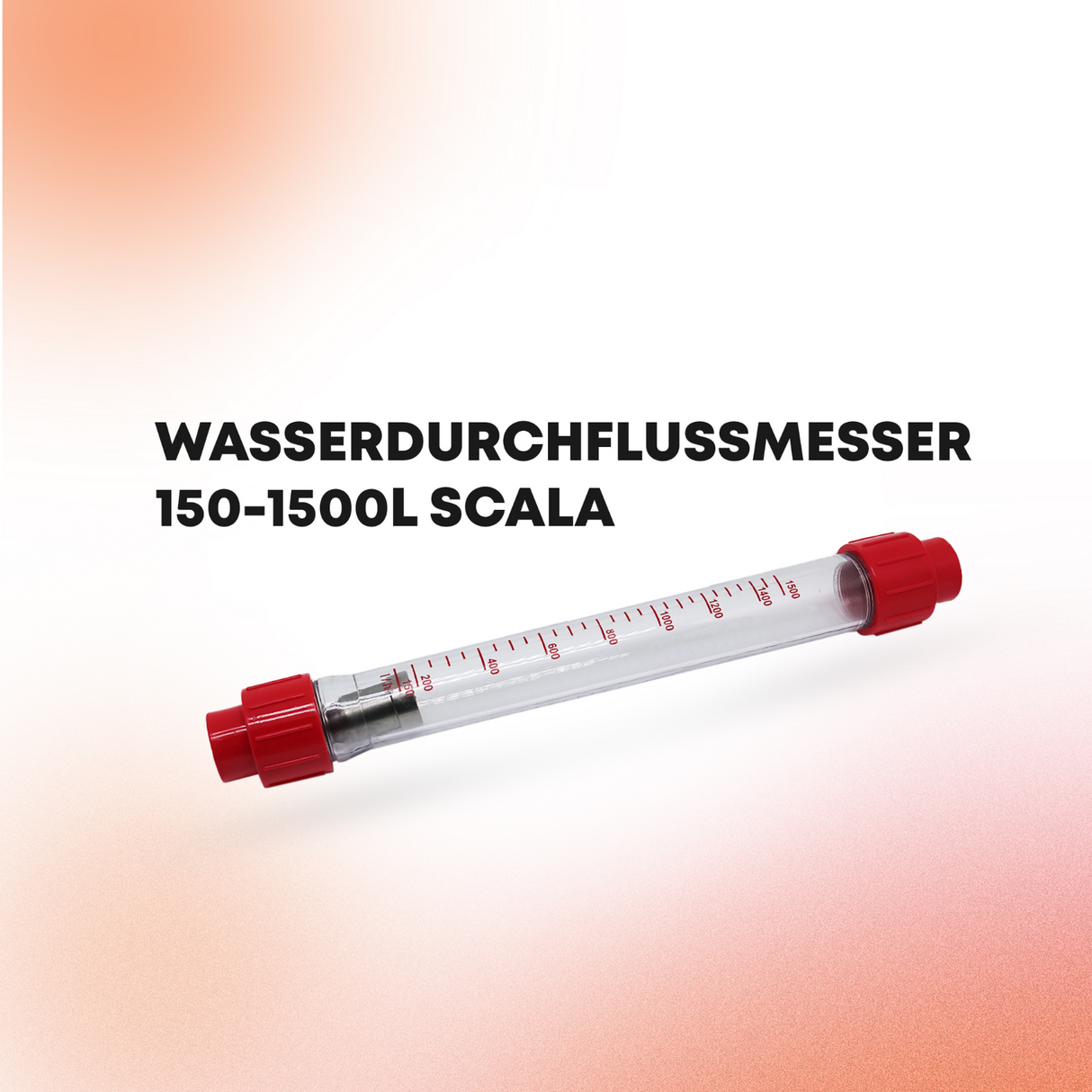 Wasserdurchflussmesser 150-1500 l/h