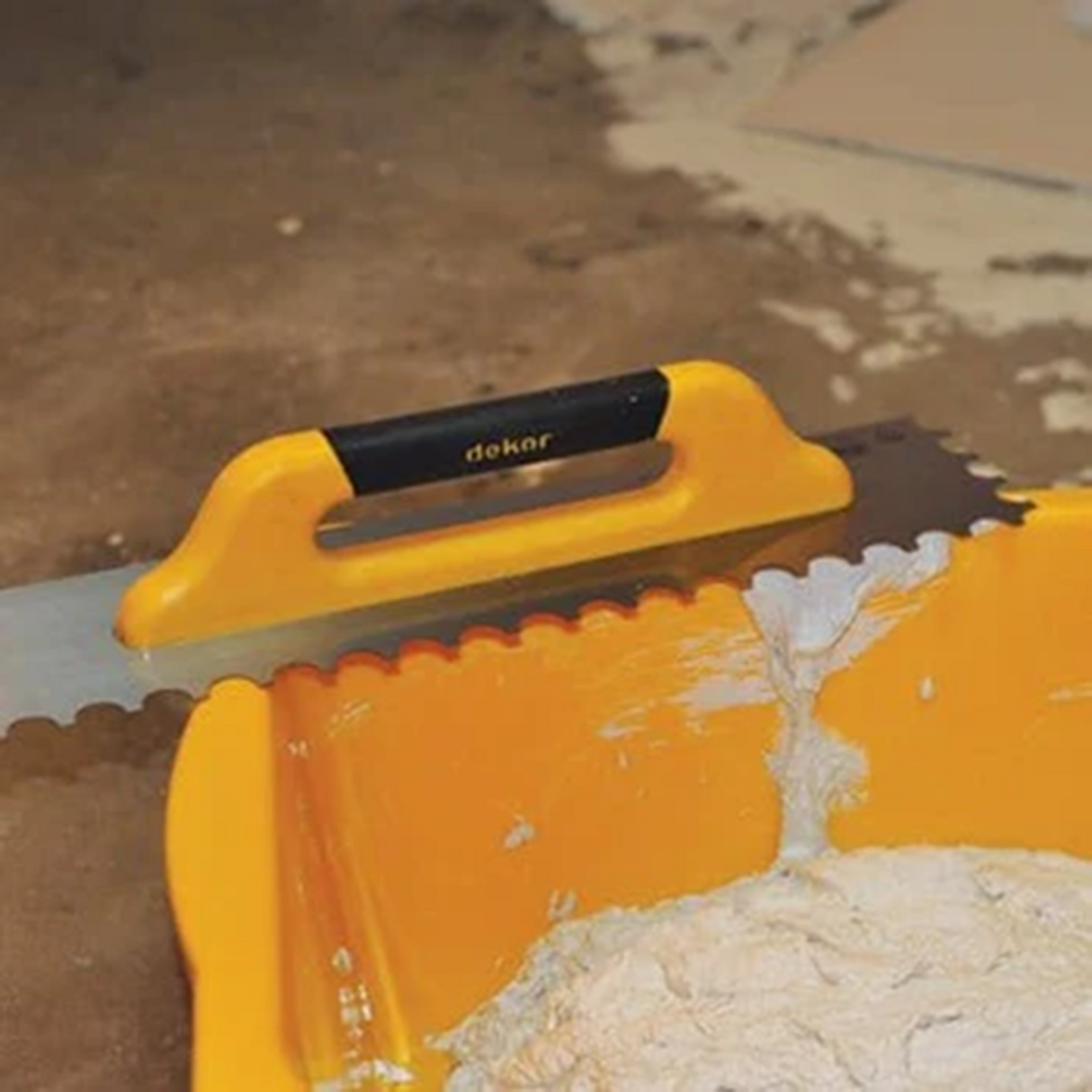 Zahnkelle halbrund mit Softgriff - Edelstahl