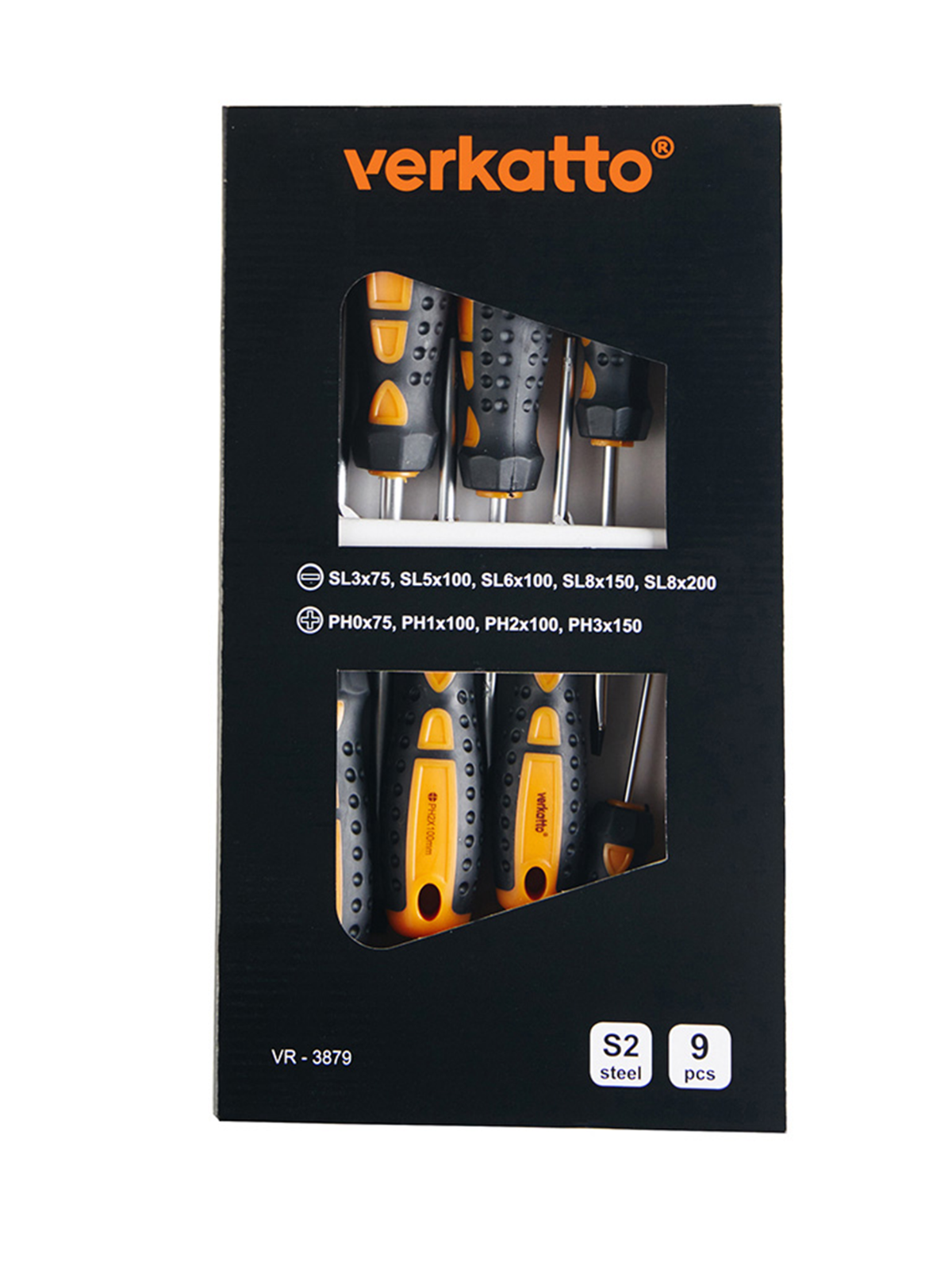 Verkatto Schraubendreher Satz 9-Tlg.