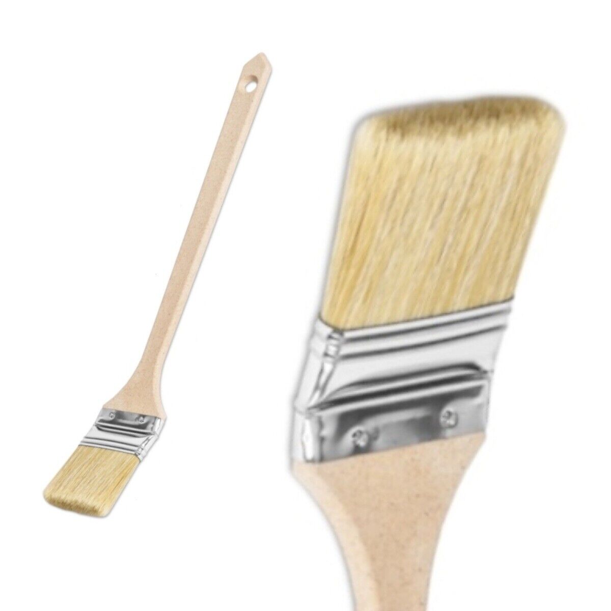 Heizkörperpinsel Eckenpinsel Naturborsten Mix 25 - 63 mm