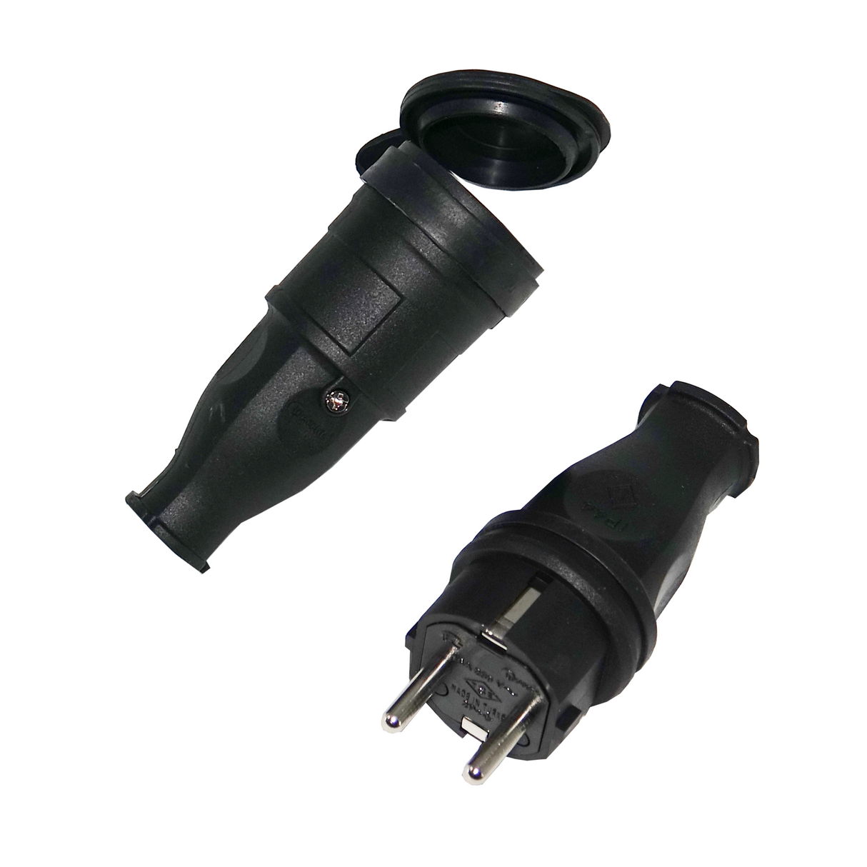 Gummi Stecker & Kupplung ( 16A - 230V )
