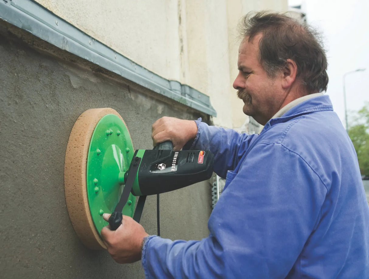 Schwammscheibe fein mit Klett 400 x 50 mm hell Eibenstock Putzglättmaschine filzen