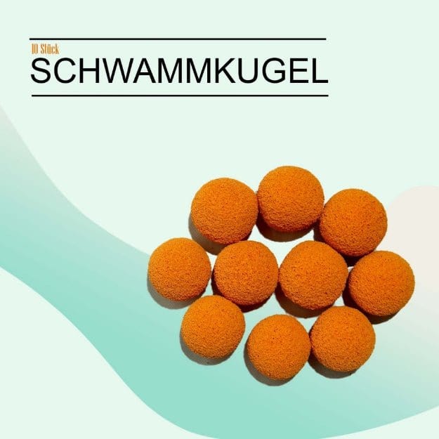 Schwammkugeln - 10 Stück - 25 und 35 mm