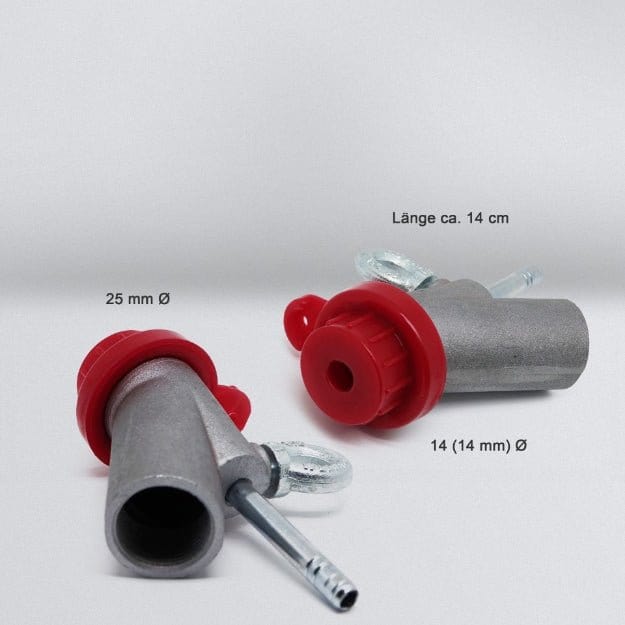 Spritzkopf mit Ringschraube M8 Feinputzdüse 14mm 1753