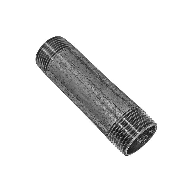 Temperguss Rohrgewindenippel m. Außengewinde 1/2" 100mm 1794