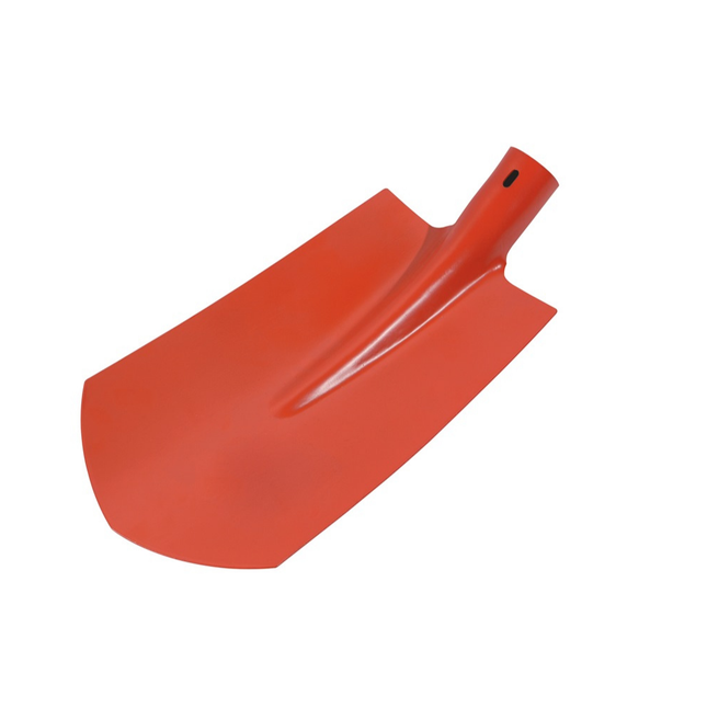 Kabelgrabenschaufel Größe 1 300 x 160 mm ohne Stiel – rot, pulverbeschichtet