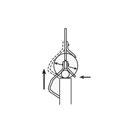 JOKARI Abisoliermesser Secura No. 27, Gesamtlänge 132 mm, ohne Klinge
