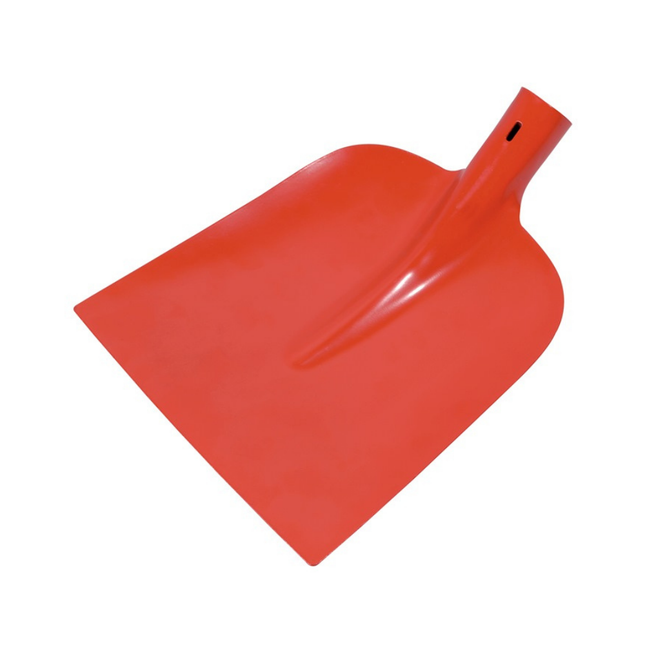 Holsteiner Schaufel Größe 2 270 x 250 mm 3/4 gehoben – rot, pulverbeschichtet