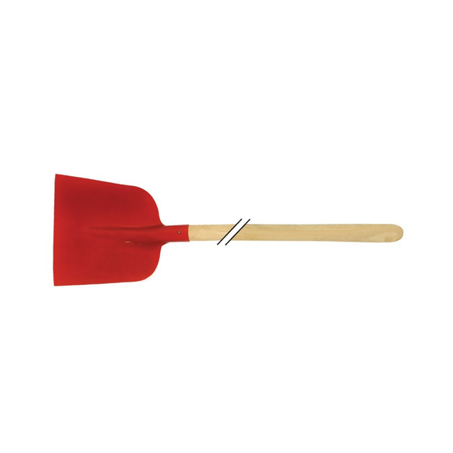 Holsteiner Schaufel Größe 2 270 x 250 mm 3/4 gehoben Eschenstiel – pulverbeschichtet