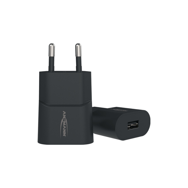 ANSMANN Home Charger HC105 USB-Ladegerät, 5 W, 1 USB-Port, schwarz