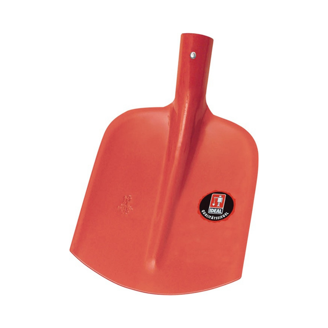 Emsländer Sandschaufel Ruhr-Brillant 00 265 x 220 mm Dülle 1/2 gehoben – rot, pulverbeschichtet