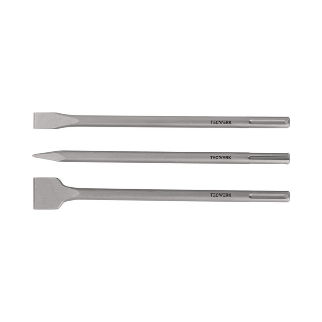 Einsteckwerkzeug-Set SDS-max 3-teilig Länge 400 mm