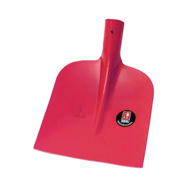 Holsteiner Sandschaufel RUHR-BRILLANT Größe 2 270 x 250 mm 3/4 gehoben – rot, pulverbeschichtet