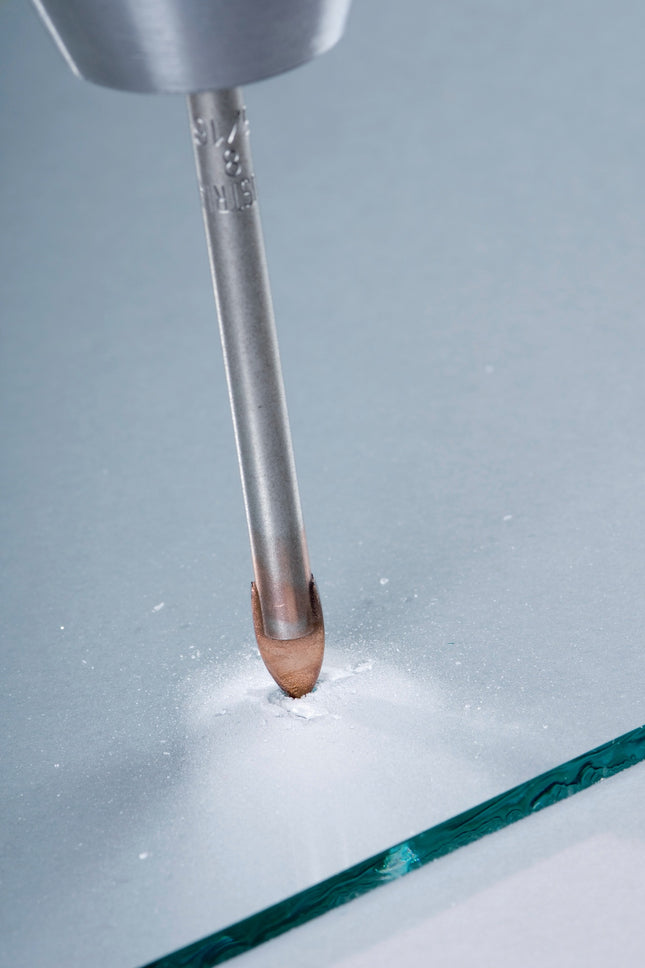Glasbohrer kugelgestrahlt, Hartmetall, 6-kant-Aufnahme, 1 Stück – ALPEN