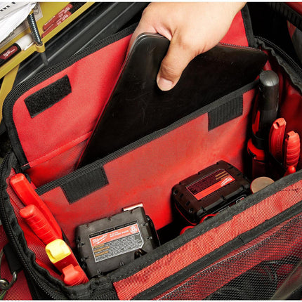 MILWAUKEE PACKOUT™ Technikertasche 279x432x432 mm Ballistic-Nylon, 58 Fächer
