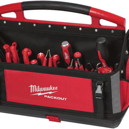 MILWAUKEE PACKOUT™ Werkzeugtasche aus Ballistic-Nylon, 430x500x280 mm, 32 Fächer