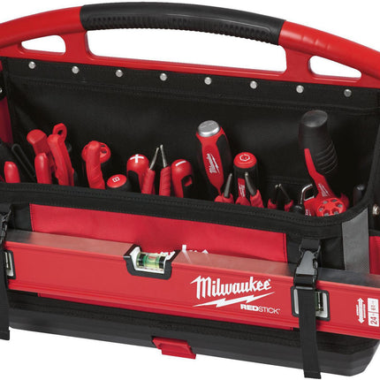 MILWAUKEE PACKOUT™ Werkzeugtasche aus Ballistic-Nylon, 430x500x280 mm, 32 Fächer