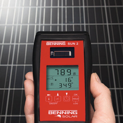 Benning PV 1-1+ Photovoltaik-Installationstester Set mit SUN 2, USB-Software und Funk