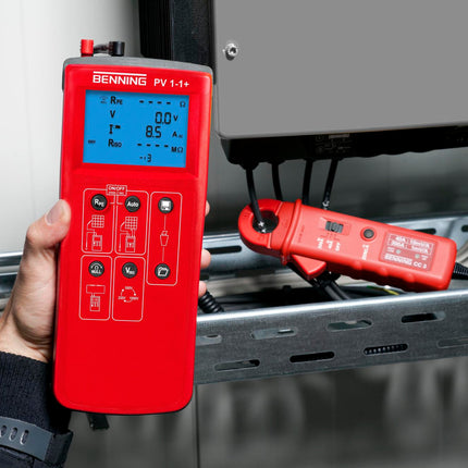 Benning PV 1-1+ Photovoltaik-Installationstester Set mit SUN 2, USB-Software und Funk