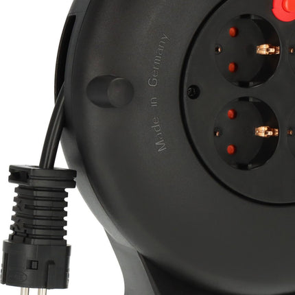 Brennenstuhl – Kabelbox Vario Line VL2-X 4-fach, Kabellänge 10 m, schwarz, IP20