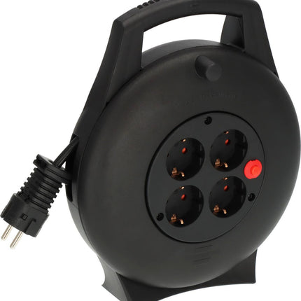 Brennenstuhl – Kabelbox Vario Line VL2-X 4-fach, Kabellänge 10 m, schwarz, IP20