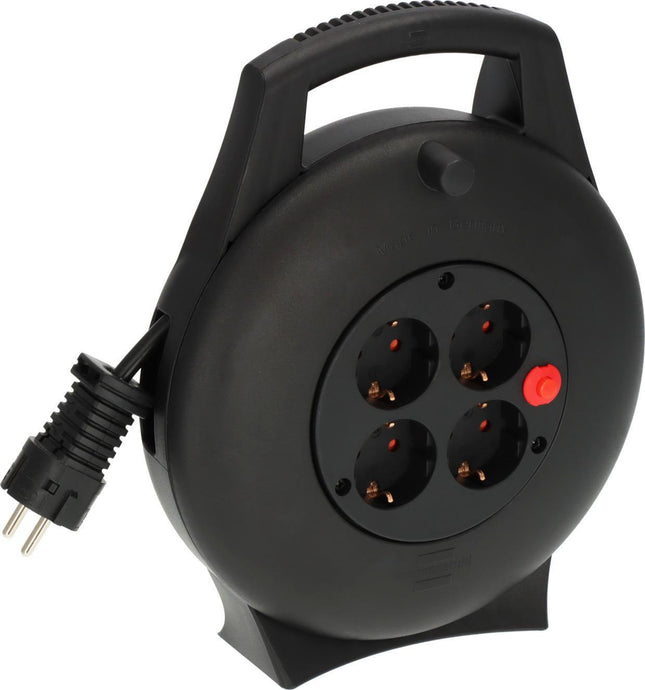 Brennenstuhl – Kabelbox Vario Line VL2-X 4-fach, Kabellänge 10 m, schwarz, IP20