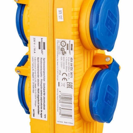 Brennenstuhl Schutzkontaktverlängerung mit Powerblock, 5m H07RN-F Kabel, IP54