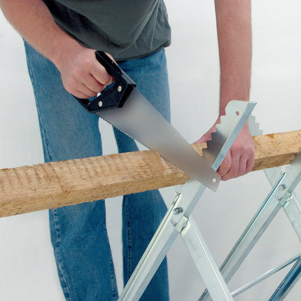 BRENNENSTUHL Sägebock MB 150S – stabiler Falt-Sägebock, galvanisch verzinkt, max. 150 kg – 8,4 kg