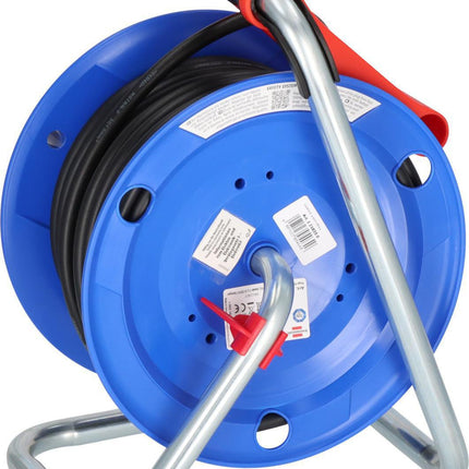 Brennenstuhl – Garant Kabeltrommel 25m Gummi-Neopren, IP44, 3 Steckdosen, 230V, 16A
