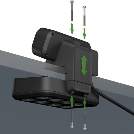 Brennenstuhl Tischsteckdosenleiste estilo Dublex 16 A 12 V silber, 10 Steckdosen, 2 m PVC-Kabel