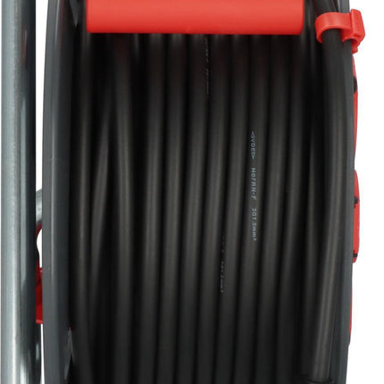 Brennenstuhl – Kabeltrommel 320 KU 4200 40m Gummi-Neopren 3x2,5mm², 5 Schutzkontaktsteckdosen, IP44