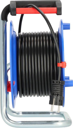 Kabeltrommel – Garant H05VV-F 3 x 1,5 mm², 4 Schutzkontaktsteckdosen, Spezialkunststoff IP20