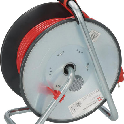 Kabeltrommel SC 3110 33m H07BQ-F 3G1,5 mm², 4 Steckdosen, IP44, Stahlblech – BRENNENSTUHL