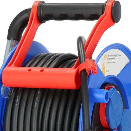 Brennenstuhl – Garant Kabeltrommel 25m Gummi-Neopren, IP44, 3 Steckdosen, 230V, 16A