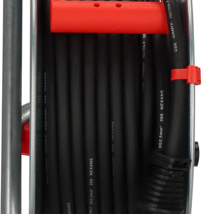 Brennenstuhl – Kabeltrommel Garant S 25m H07RN-F 3x2,5 mm², 3 Schutzkontaktsteckdosen, IP44