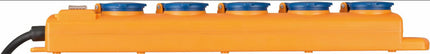 BRENNENSTUHL Steckdosenblock Super Solid SL 554, 5-fach, 16 A, 230 V, IP54, schwarz, 2 m H07RN-F Kabel