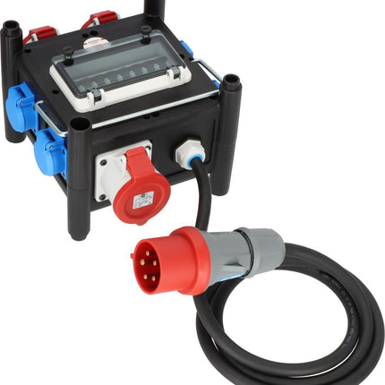 BRENNENSTUHL Stromverteiler 400V/32A, 2xCEE 16A, 1xCEE 32A, 4x230V, IP44, 2m H07RN-F 5G4,0