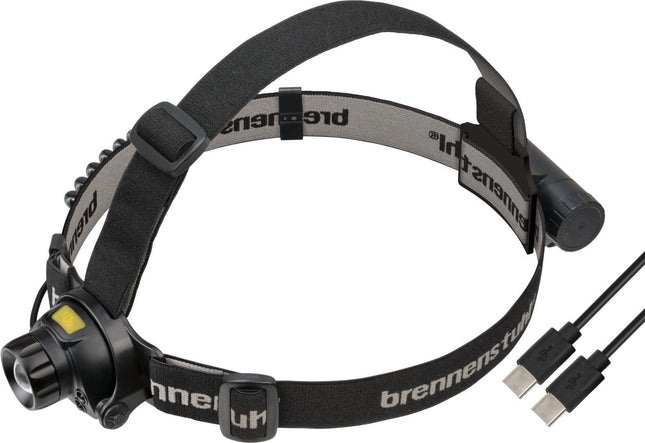 Brennenstuhl – Akku-LED-Kopflampe SL 401 AF, 400 lm, IP44, mit Infrarot-Sensor
