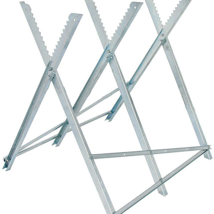 BRENNENSTUHL Sägebock MB 150S – stabiler Falt-Sägebock, galvanisch verzinkt, max. 150 kg – 8,4 kg