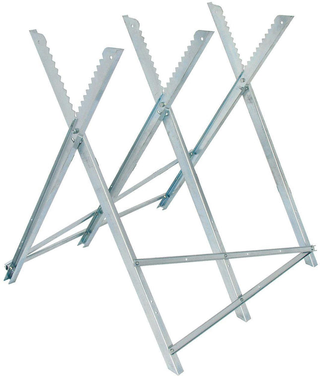 BRENNENSTUHL Sägebock MB 150S – stabiler Falt-Sägebock, galvanisch verzinkt, max. 150 kg – 8,4 kg