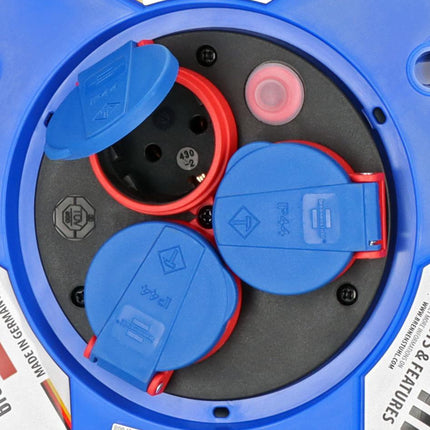 Brennenstuhl – Garant Kabeltrommel 25m Gummi-Neopren, IP44, 3 Steckdosen, 230V, 16A
