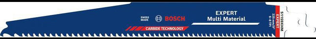 Bosch – Säbelsägeblatt Expert Multimaterial S1159XHM 225 mm, 25 mm, TPI 6-8, 1 Stück