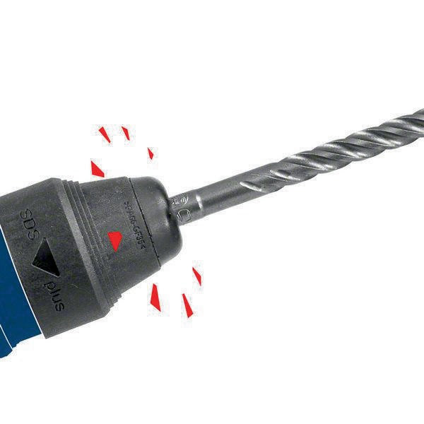 Hammerbohrer-Satz Expert plus 7X 5- teilig SDS Plus Kunststoffkassette mit Euroloch