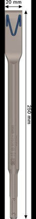 BOSCH Flachmeißel EXPERT SDS plus-8C 250 mm x 20 mm, SDS plus, 1 Stück