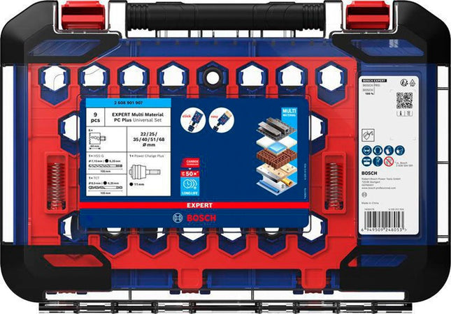 Lochsägen-Set – EXPERT Multi Material 20/22/25/32/35/40/44/51/60/64/76mm