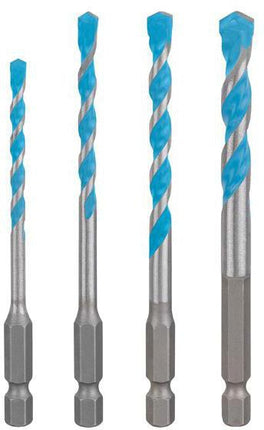 Bohrer-Set EXPERT HEX-9 Multi Construction Arbeitslänge 45/50/60/50 mm 4-teilig Ø 4/5/6/8 mm