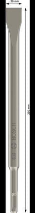 Bosch Flachmeißel SDS-plus 250 mm, Schneidenbreite 20 mm, 10er Pack
