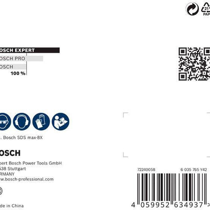 Bosch EXPERT SDS Clean max Hammerbohrer-Anschluss – Systemzubehör für schnellen Bohrerwechsel